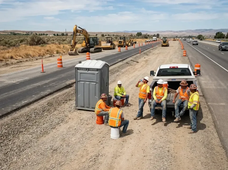 highway-road-construction-crew-007 — frequently asked questions, Porta Potty and Restroom Rentals in Jasper, FL
